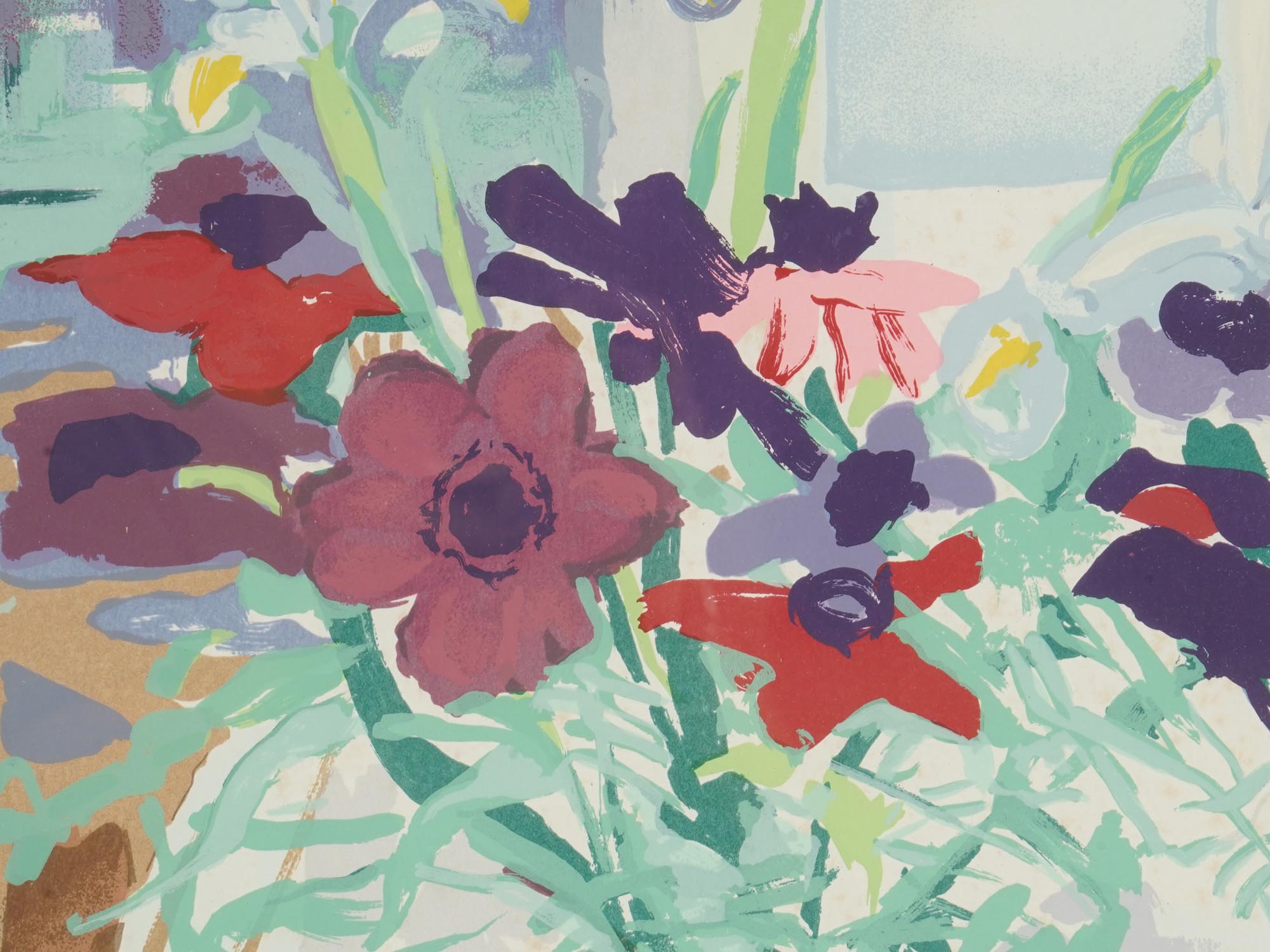 AMERICAN FLOWERS COLOR LITHOGRAPH BY NELL BLAINE PIC-3